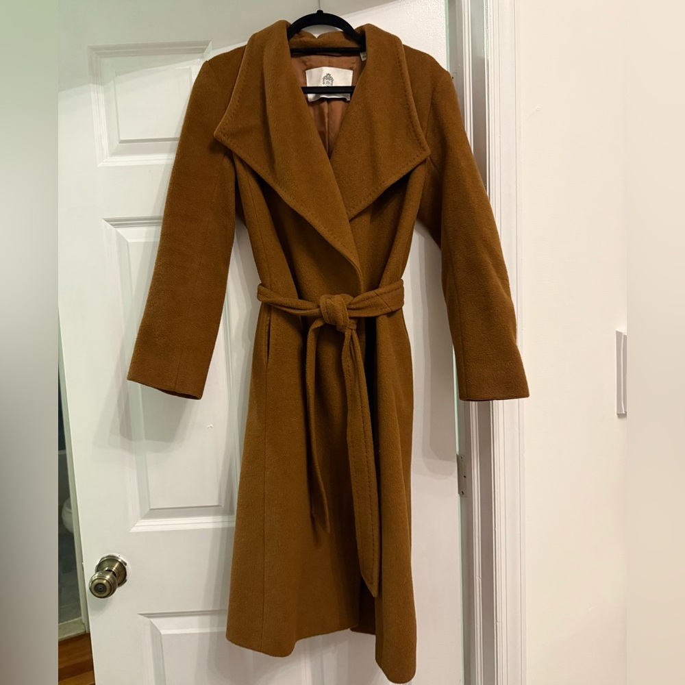 Aritzia Babaton Camel Wool Coat